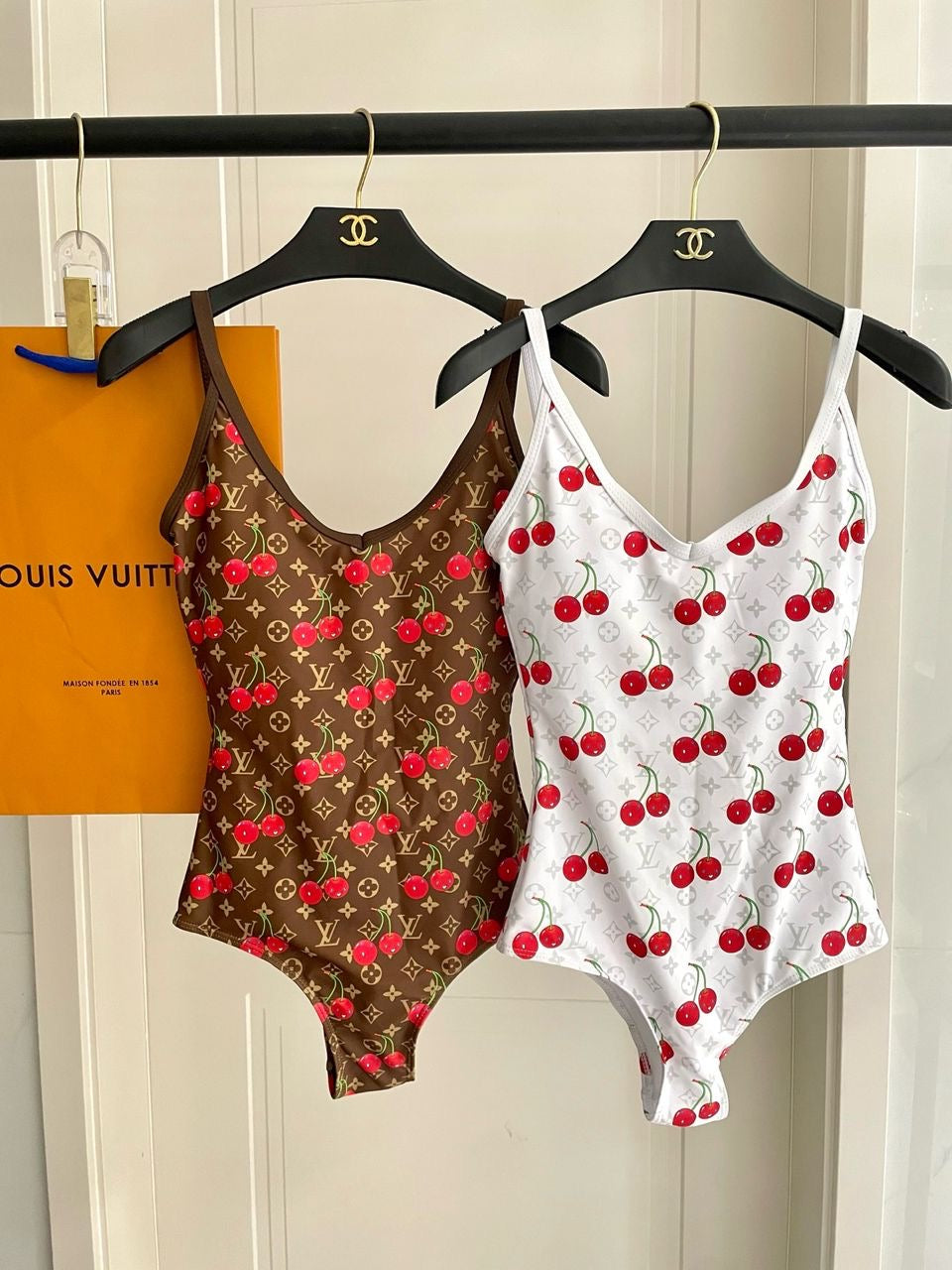 Cherry swim suit